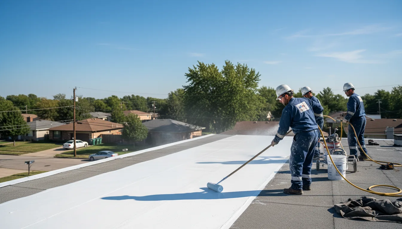 Commercial roof coating in Brooktondale, NY near me